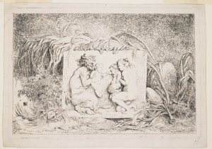 La familia del sátiro, 1763 de Jean Honore Fragonard